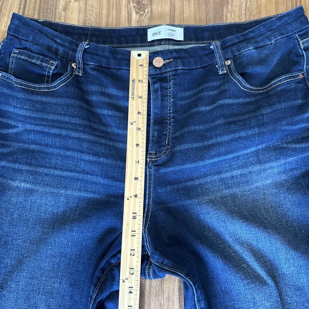 BKE Jeans Gabby Curvy Fit High Rise Skinny Womens 36x31.5 Blue Dark Wash - Picture 4 of 7